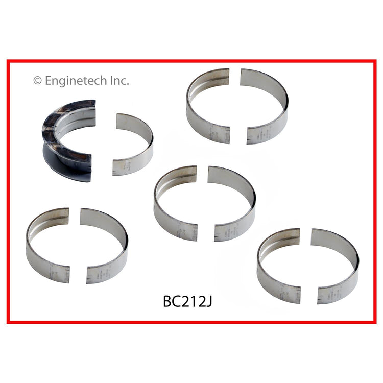 Enginetech BC212J.25 Engine Full Crankshaft Main Bearing Set for Ford Excursion and Super Duty Models