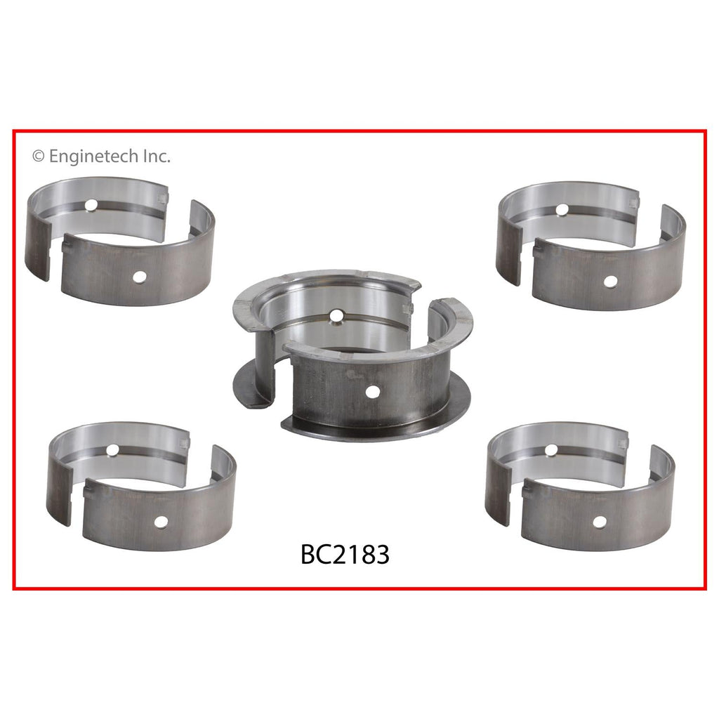 Enginetech BC2183.50 Engine Full Crankshaft Main Bearing Set for Nissan 200SX and D21 Models