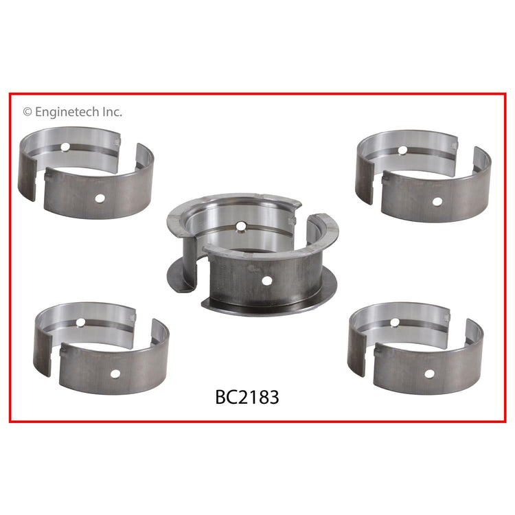 Enginetech BC2183.25 Engine Full Crankshaft Main Bearing Set for Nissan 200SX and D21