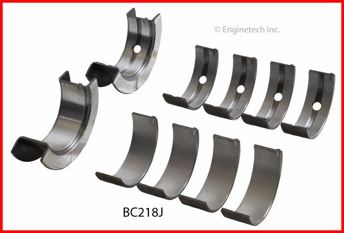 Enginetech BC218JSTD Engine Full Crankshaft Main Bearing Set for 1995 Chrysler Sebring and Dodge Models