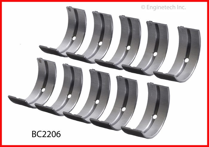Enginetech BC2206STD Engine Crankshaft Main Bearing Set for Honda Civic (1984-1993)