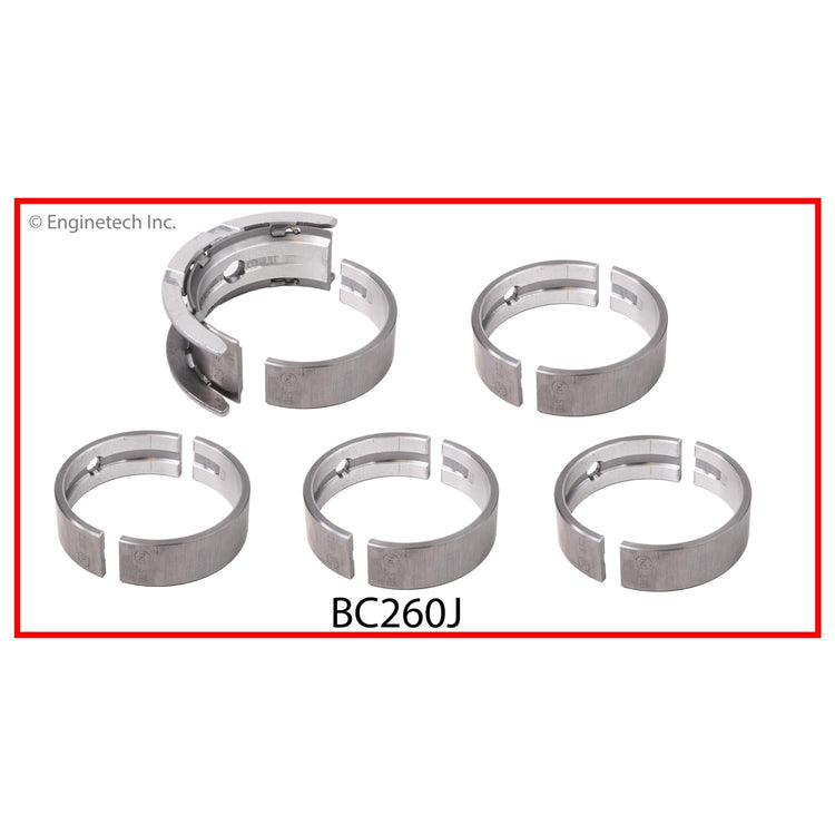 Enginetech BC260J010 Engine Full Crankshaft Main Bearing Set for Ford Fiesta