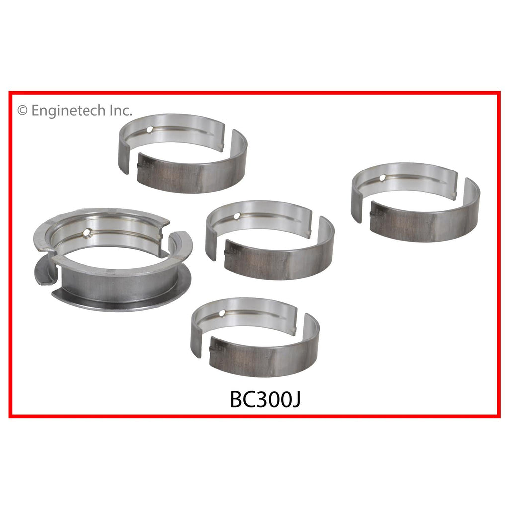 Enginetech BC300J010 Engine Full Crankshaft Main Bearing Set for Buick 1966-1971