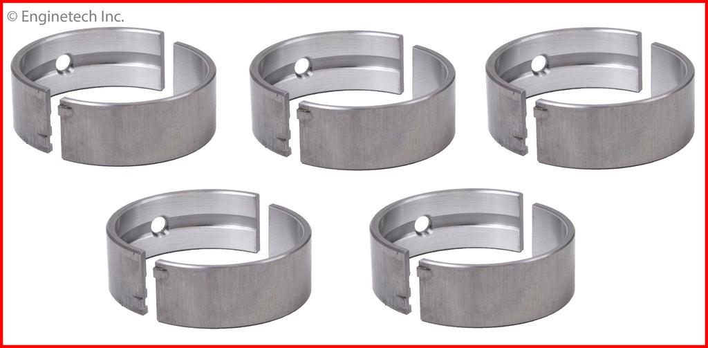 Enginetech BC3108.25 Engine Full Crankshaft Main Bearing Set for Mazda 3, 5, CX-5 (2014-2016)