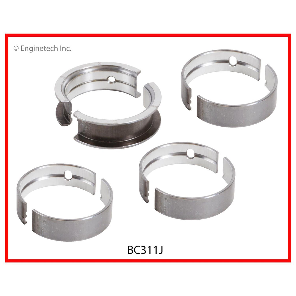 Enginetech BC311J030 Engine Full Crankshaft Main Bearing Set for Dodge and Chrysler Vehicles
