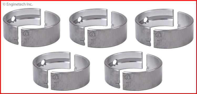 Enginetech BC3201.25 Engine Full Crankshaft Main Bearing Set for Mazda 3 and CX-5