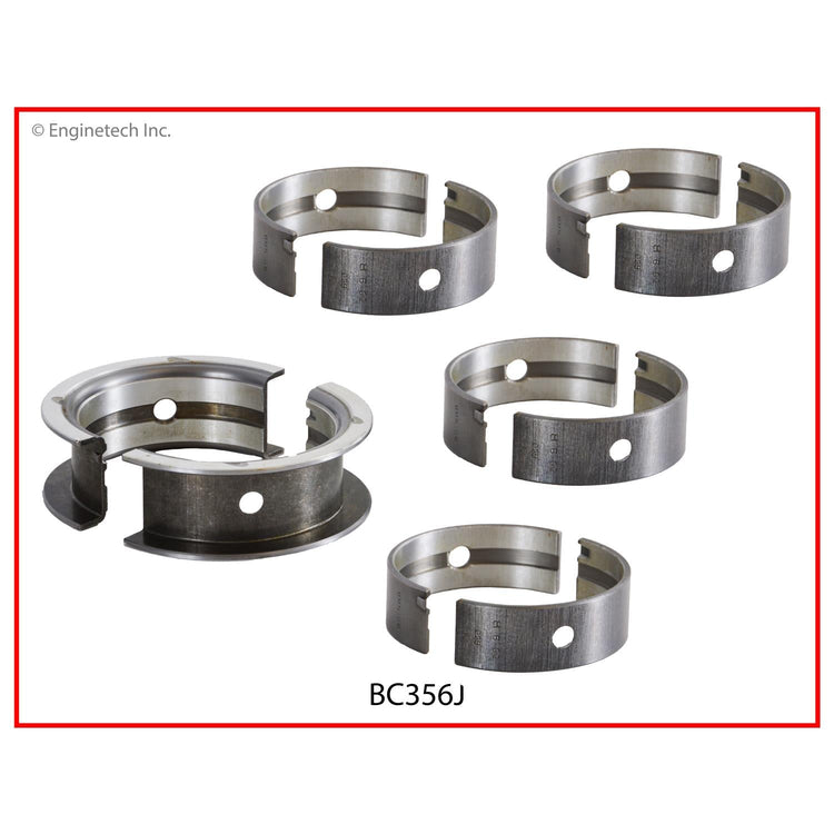 Enginetech BC356J.75 Engine Full Crankshaft Main Bearing Set for Buick Skyhawk and Oldsmobile Firenza