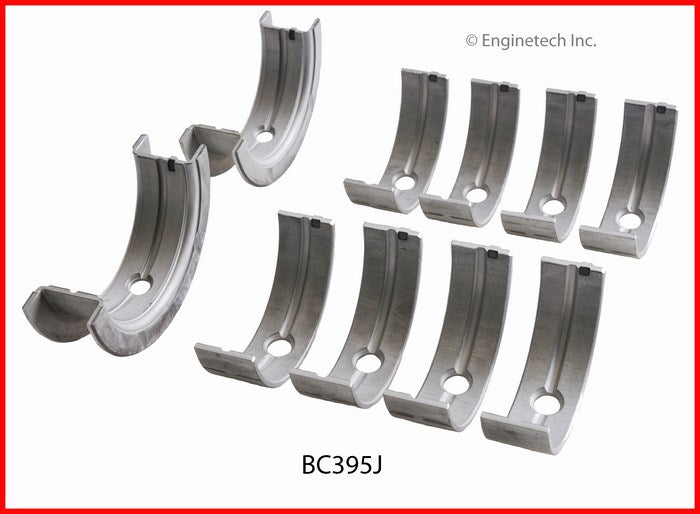 Enginetech BC395J020 Engine Full Crankshaft Main Bearing Set for Improved Performance and Durability