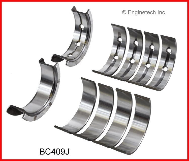 Enginetech BC409J030 Engine Full Crankshaft Main Bearing Set for Improved Engine Performance