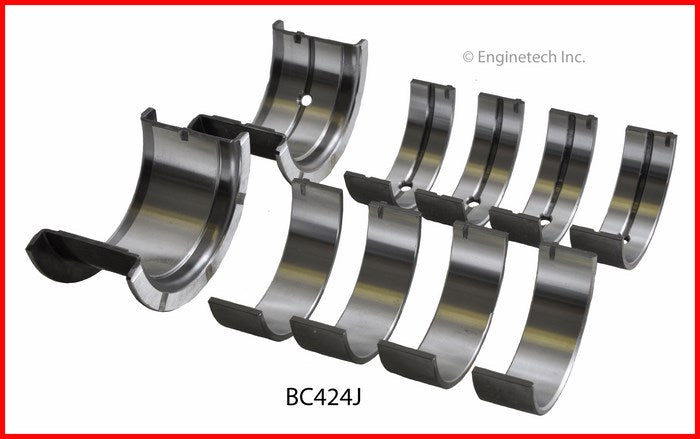 Enginetech BC424J030 Engine Full Crankshaft Main Bearing Set for Reliable Engine Performance