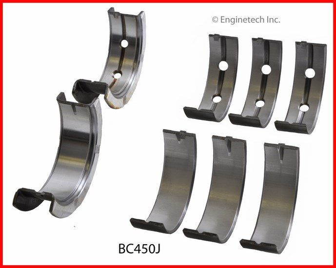 Enginetech BC450J030 Engine Full Crankshaft Main Bearing Set for Buick Vehicles