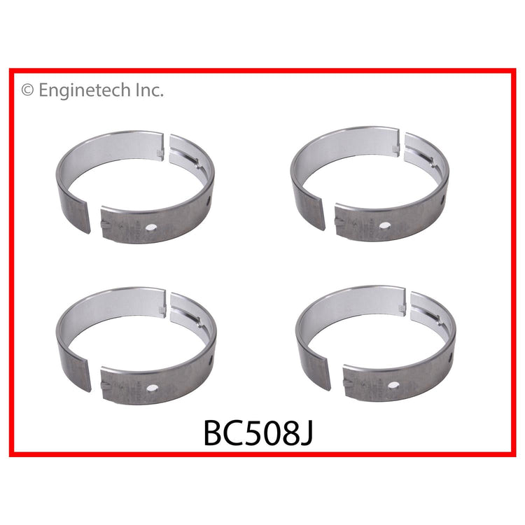 Enginetech BC508JSTD Engine Full Crankshaft Main Bearing Set for Chrysler, Dodge, and Volkswagen Vehicles