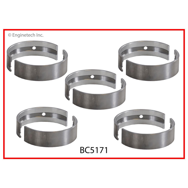 Enginetech BC5171.50 Engine Full Crankshaft Main Bearing Set for Mazda Vehicles