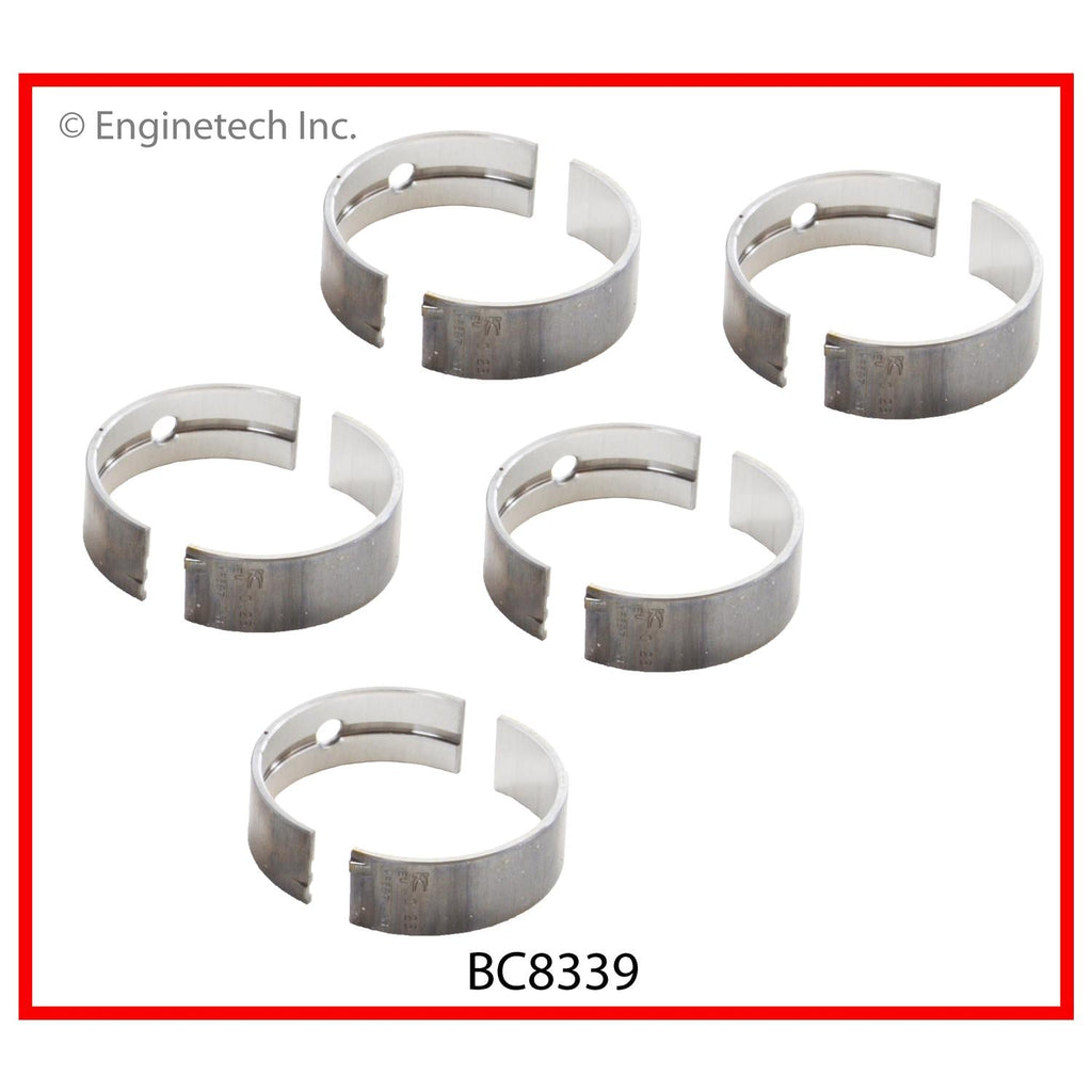 Enginetech BC8339.50 Engine Full Crankshaft Main Bearing Set for Suzuki Sidekick & Esteem