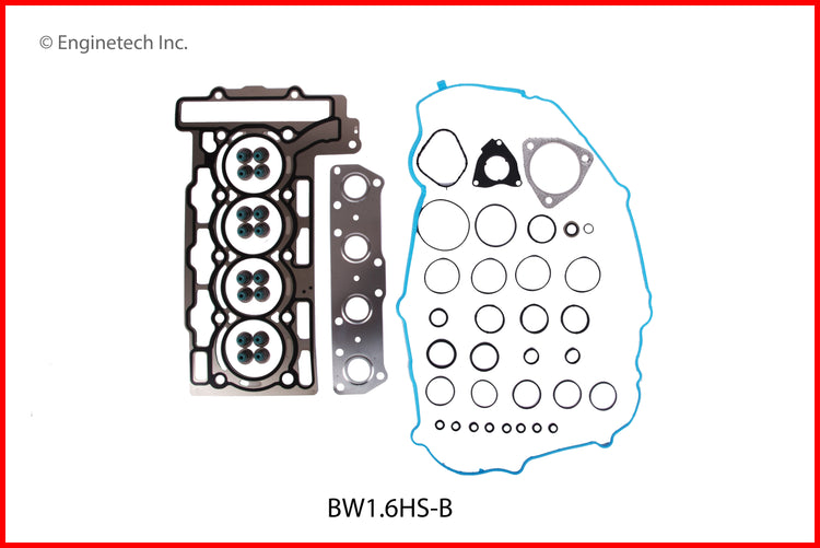 Enginetech BMW Part Number BW1.6HS-B Engine Cylinder Head Gasket Set for Mini Cooper 2007-2009
