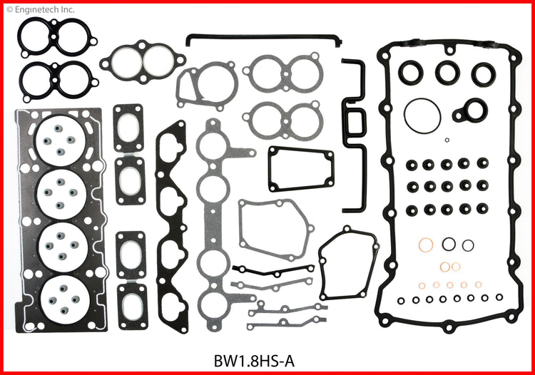 Enginetech BMW 318i Engine Cylinder Head Gasket Set with Head Bolts (Part BW1.8HS-AWB)