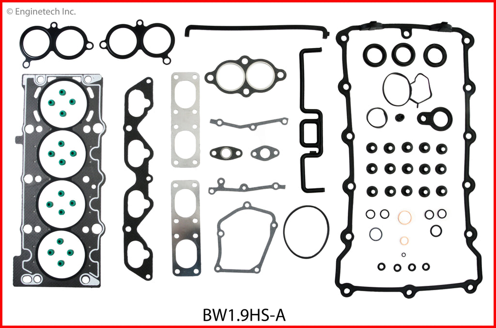 Enginetech Engine Cylinder Head Gasket Set for BMW 318i (1996-1999) with Head Bolts