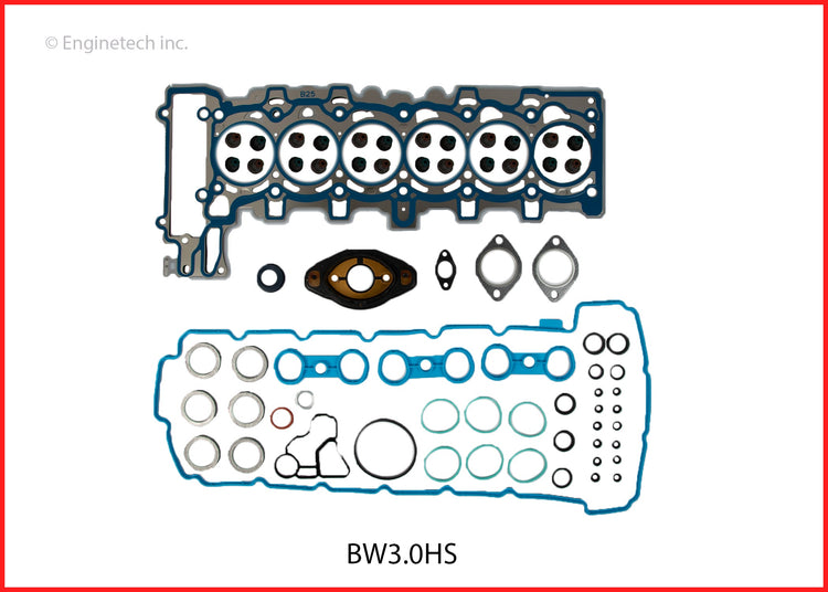 Enginetech Engine Cylinder Head Gasket Set for BMW 128i, X3, 328i, and Z4 – Part BW3.0HS
