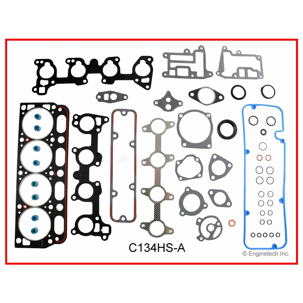 Enginetech C134HS-A Engine Cylinder Head Gasket Set for GMC and Chevrolet Cars and Trucks