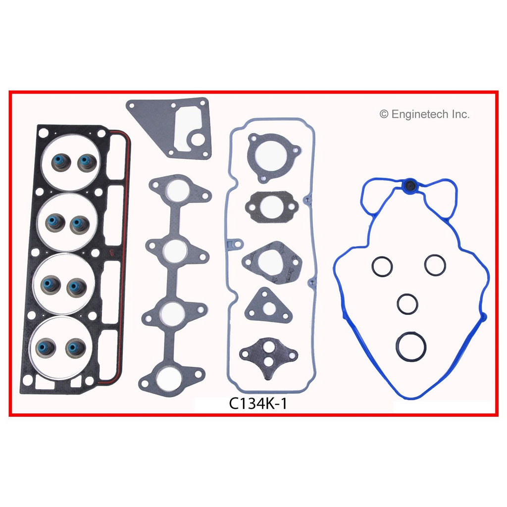 Enginetech C134K-1 Engine Full Gasket Set for Chevrolet and GMC Cars and Trucks