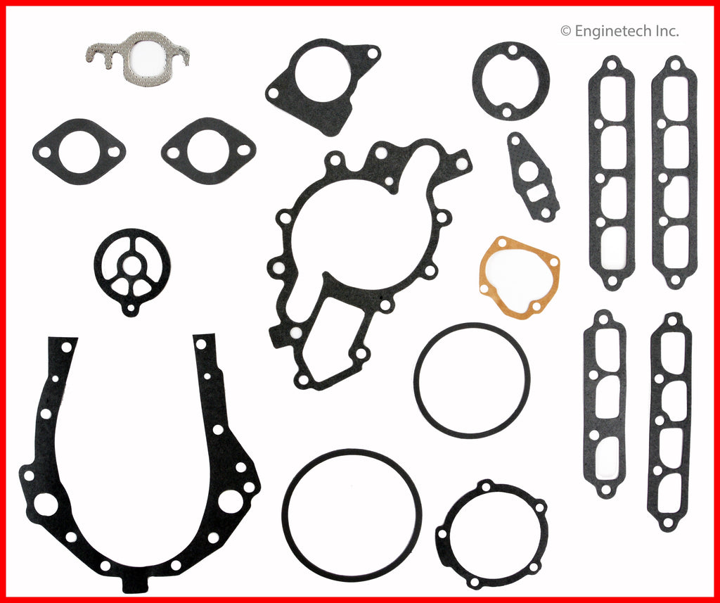 Enginetech C173-22 Engine Full Gasket Set for GMC and Chevrolet Car and Truck