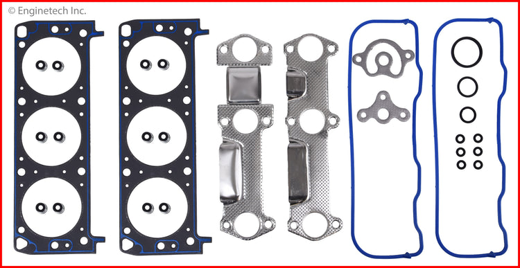 Enginetech C189HS-D Engine Cylinder Head Gasket Set for GMC and Chevrolet Vehicles
