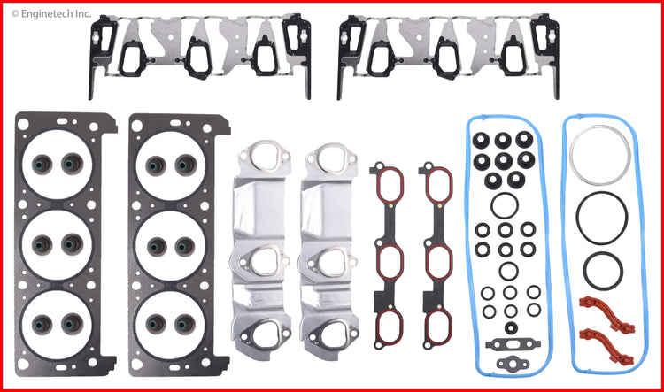 Enginetech C214HS-A Engine Cylinder Head Gasket Set for GMC and Chevrolet Vehicles