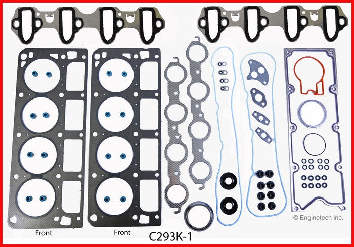 Enginetech C293K-1 Engine Full Gasket Set for GMC and Chevrolet Cars and Trucks