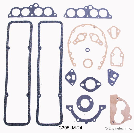 Enginetech C305LM-24 Engine Full Gasket Set for GMC and Chevrolet Cars and Trucks