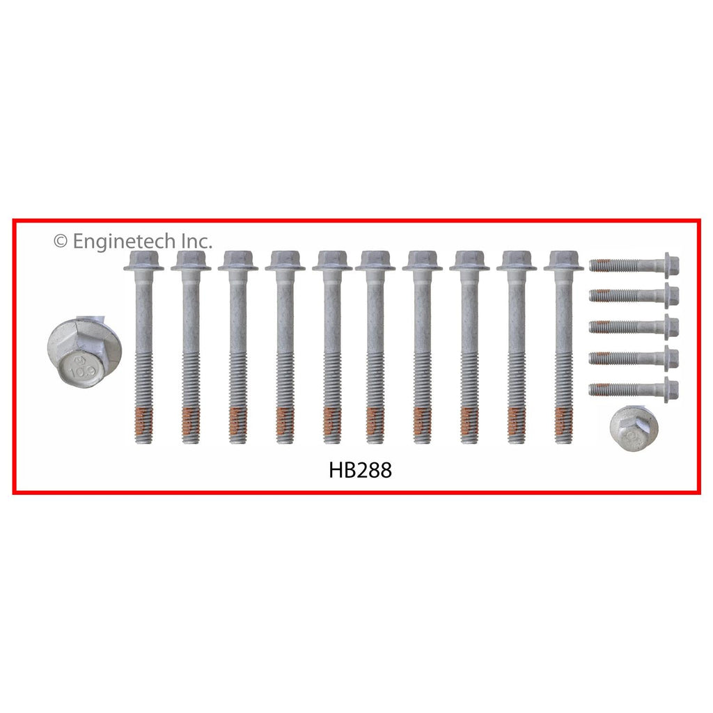 Enginetech C325HS-BBWB Engine Cylinder Head Gasket Set for GMC and Chevrolet Vehicles with Head Bolts