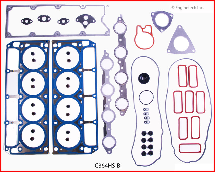 Enginetech C346HS-B Engine Cylinder Head Gasket Set for GM and Chevrolet Cars and Trucks