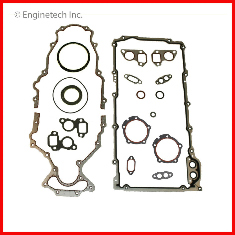 Enginetech C346K-2 Engine Full Gasket Set for GMC and Chevrolet Cars and Trucks