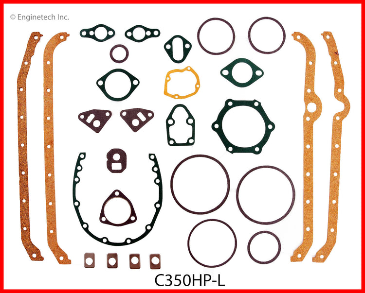 Enginetech C350HP-L Engine Full Gasket Set for GMC and Chevrolet Cars and Trucks