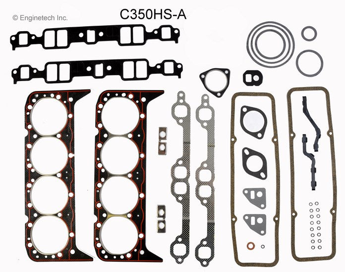 Enginetech C350HS-A Engine Cylinder Head Gasket Set for GMC and Chevrolet Vehicles