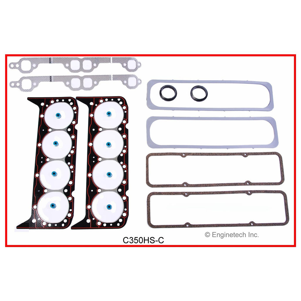 Enginetech C350HS-C Engine Cylinder Head Gasket Set for GMC and Chevrolet Vehicles