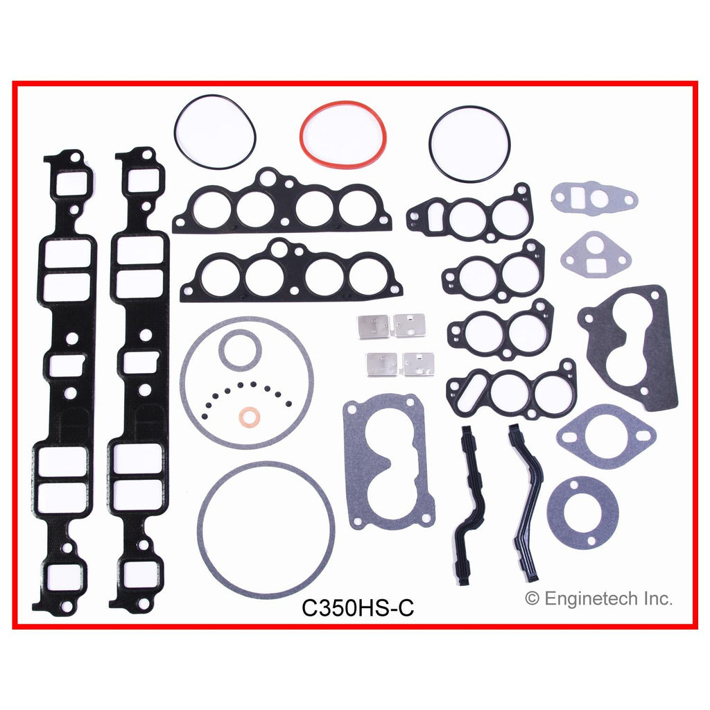 Enginetech C350HS-C Engine Cylinder Head Gasket Set for GMC and Chevrolet Vehicles