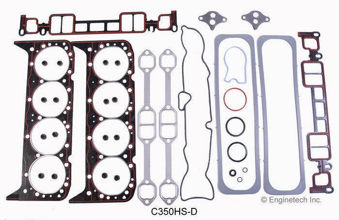 Enginetech C350HS-D Engine Cylinder Head Gasket Set for GMC and Chevrolet Vehicles