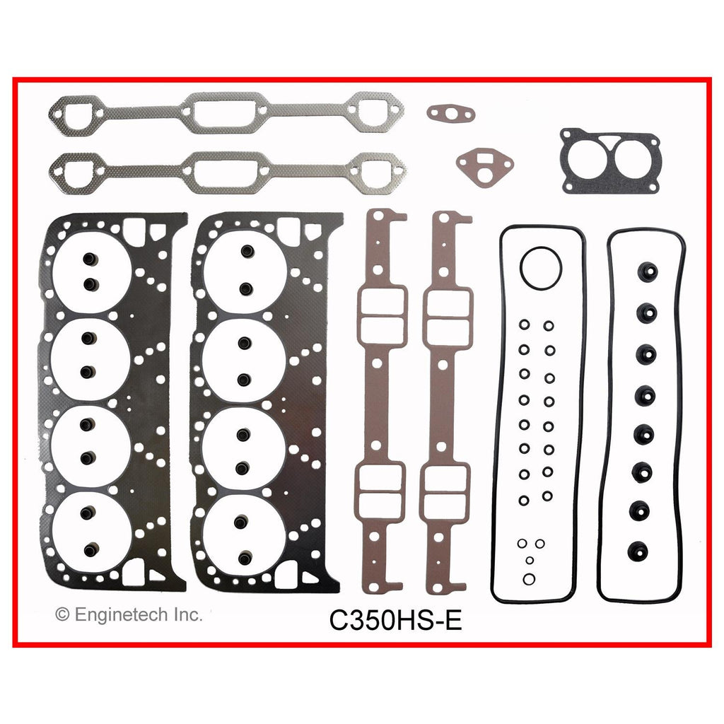 Enginetech C350HS-E Engine Cylinder Head Gasket Set for Chevrolet Corvette (1992-1996)