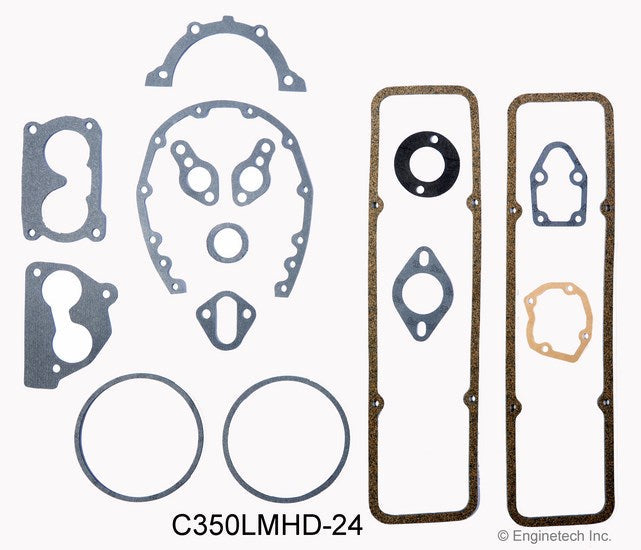 Enginetech C350LMHD-24 Engine Full Gasket Set for GMC and Chevrolet Cars and Trucks