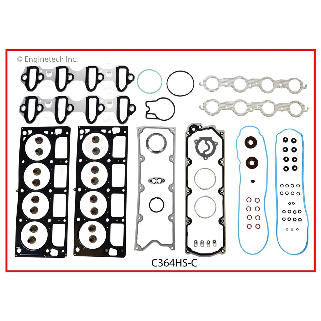 Enginetech C364HS-CAWB Engine Cylinder Head Gasket Set for GMC and Chevrolet Vehicles
