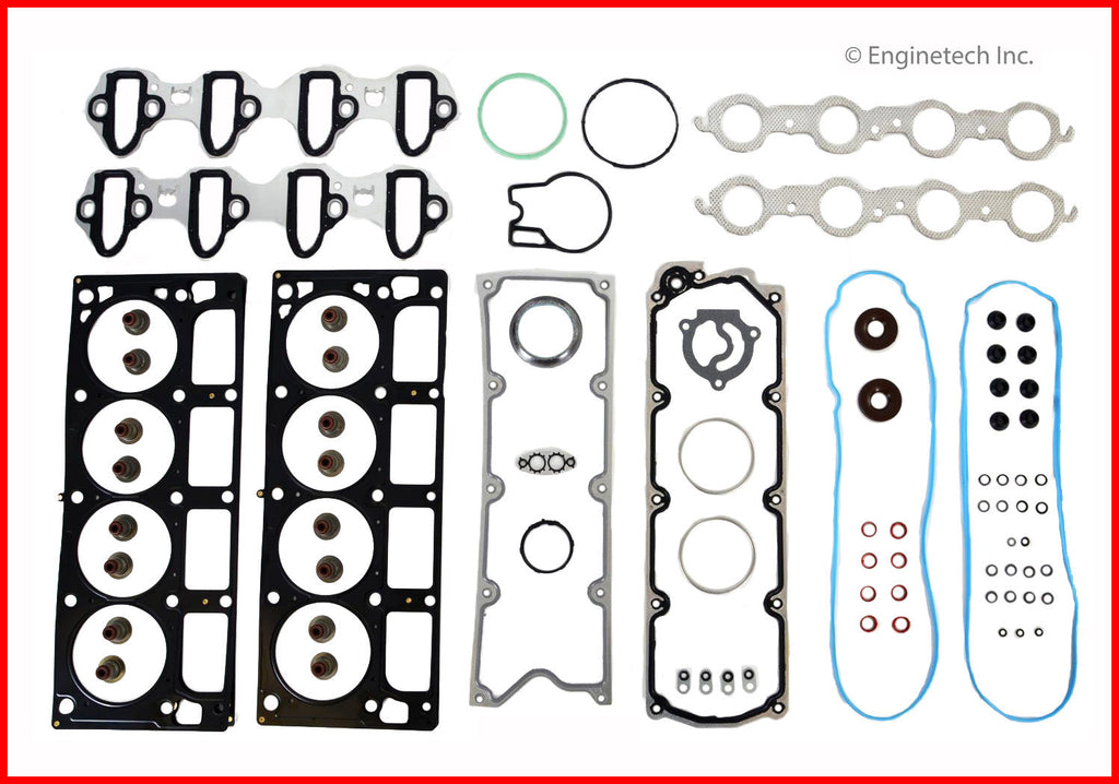 Enginetech C364K-3 Engine Full Gasket Set for GMC and Chevrolet Cars and Trucks
