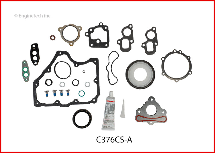 Enginetech C376CS-A Engine Lower End Gasket Set for GMC and Chevrolet Vehicles