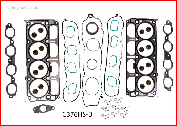 Enginetech C376HS-B Engine Cylinder Head Gasket Set for GMC and Chevrolet Vehicles
