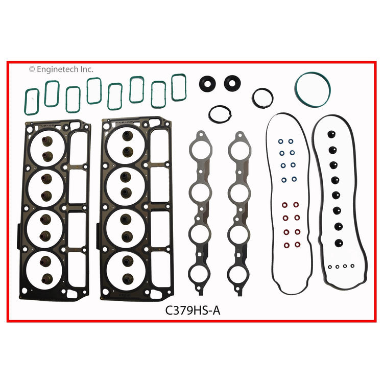 Enginetech C379HS-AWB Engine Cylinder Head Gasket Set for Chevrolet and GMC Vehicles