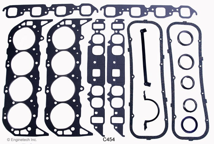 Enginetech C454 Engine Rebuilders Full Gasket Set for GMC and Chevy Cars and Trucks
