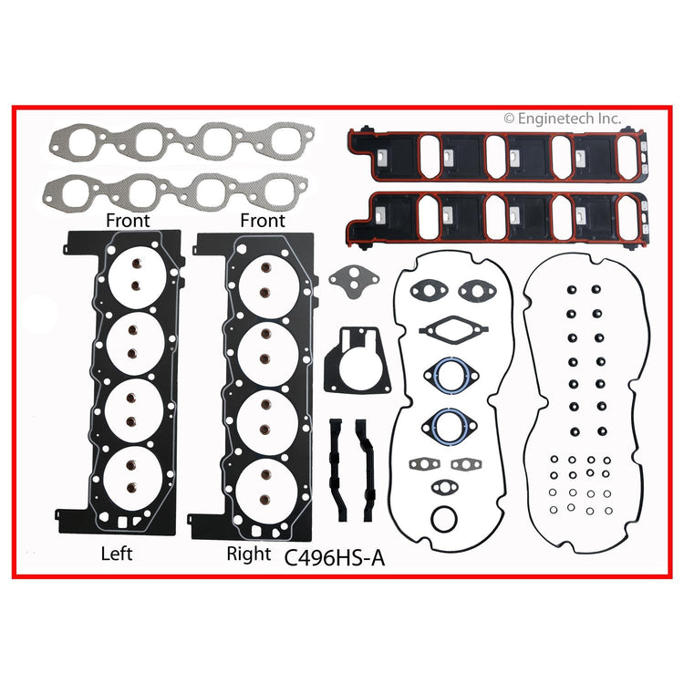 Enginetech C496HS-AWB Engine Cylinder Head Gasket Set for GMC and Chevrolet Vehicles