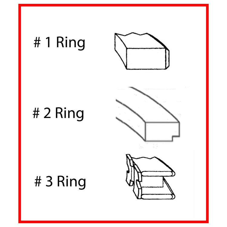 Enginetech C85534-STD Engine Premium Piston Ring Complete Set for Dodge and Mitsubishi Vehicles