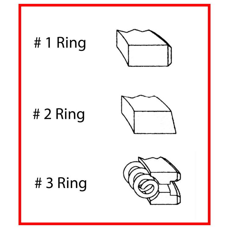 Enginetech C86154-.50 Engine Premium Piston Ring Complete Set for Toyota Vehicles