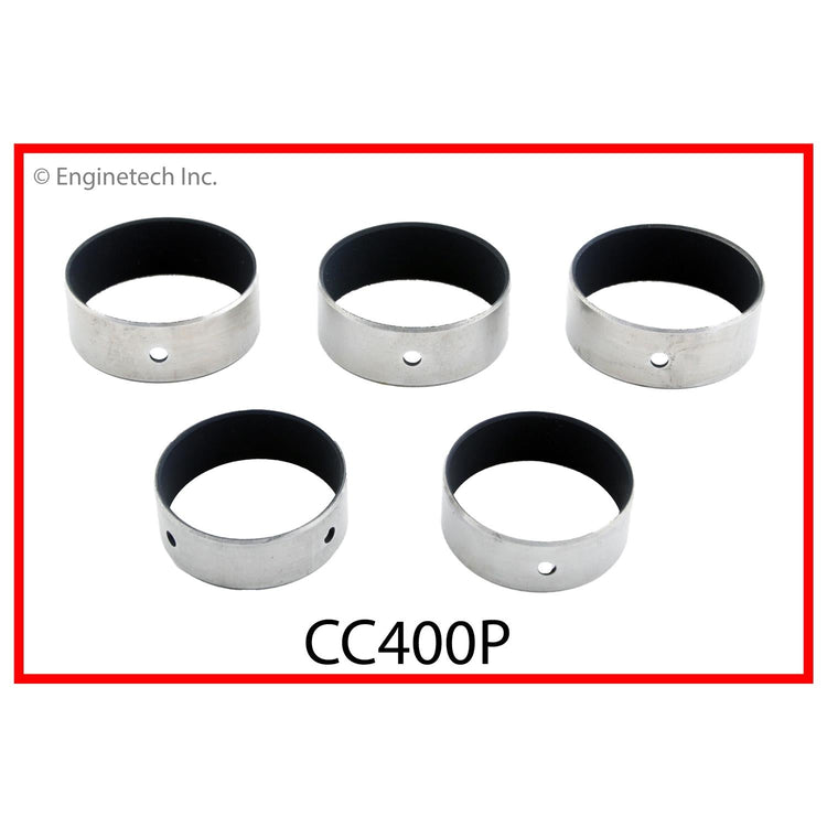 Enginetech CC400P Engine Complete Camshaft Bearing Set for GMC and Chevrolet C1500 Suburban and Pickup Trucks
