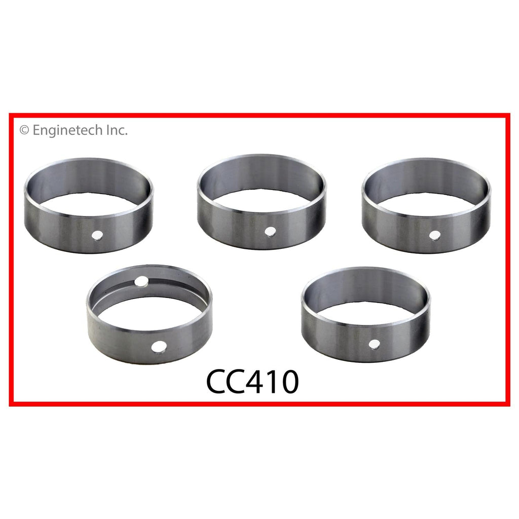 Enginetech CC410 Engine Complete Camshaft Bearing Set for Pontiac and Buick Models